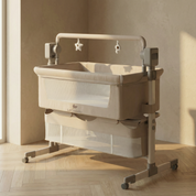 Berceau cododo évolutif électrique LeCododo - Beige sable (Naturel)