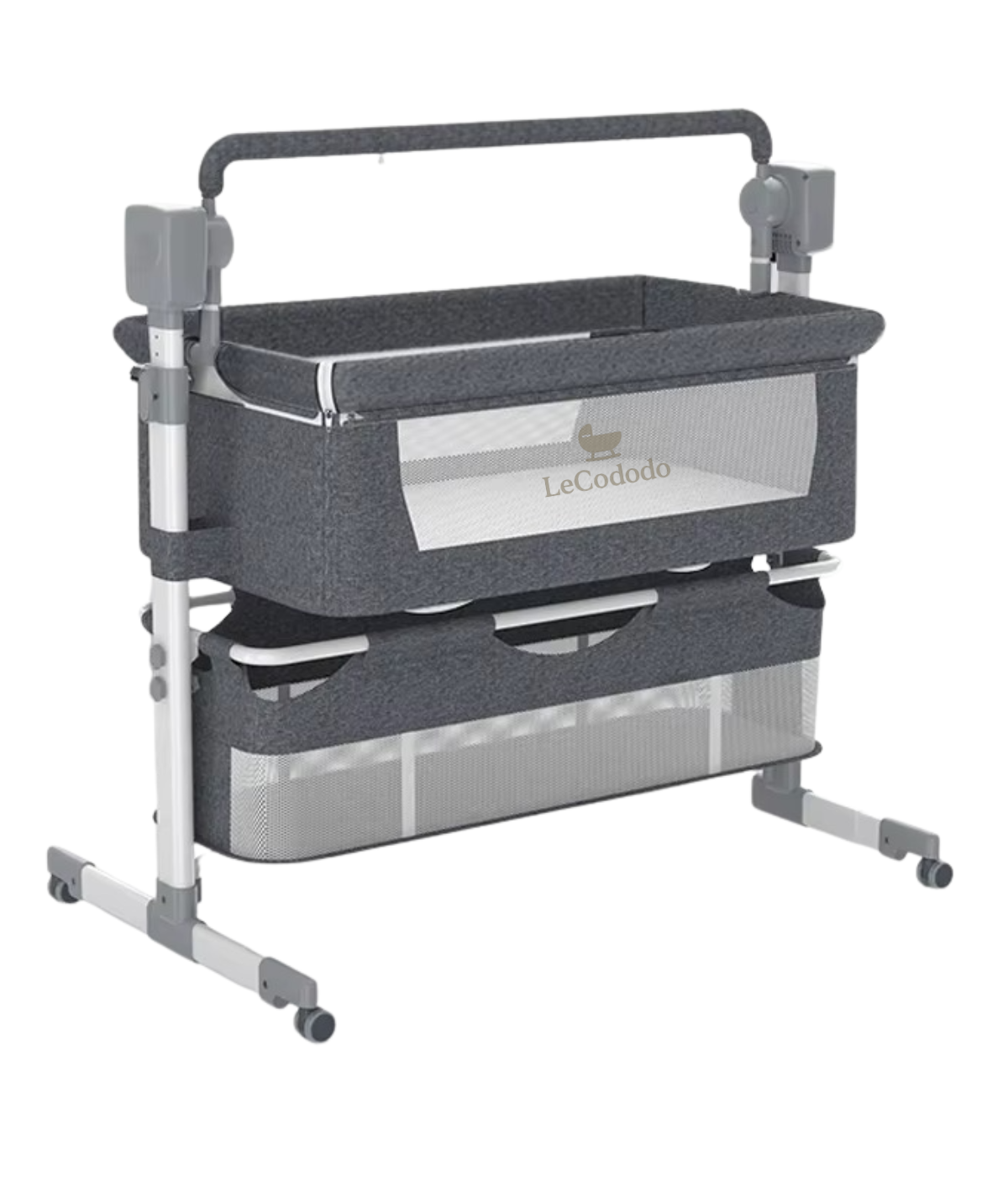 Berceau Cododo Électrique Premium – Hauteur Réglable & Bascule Automatique