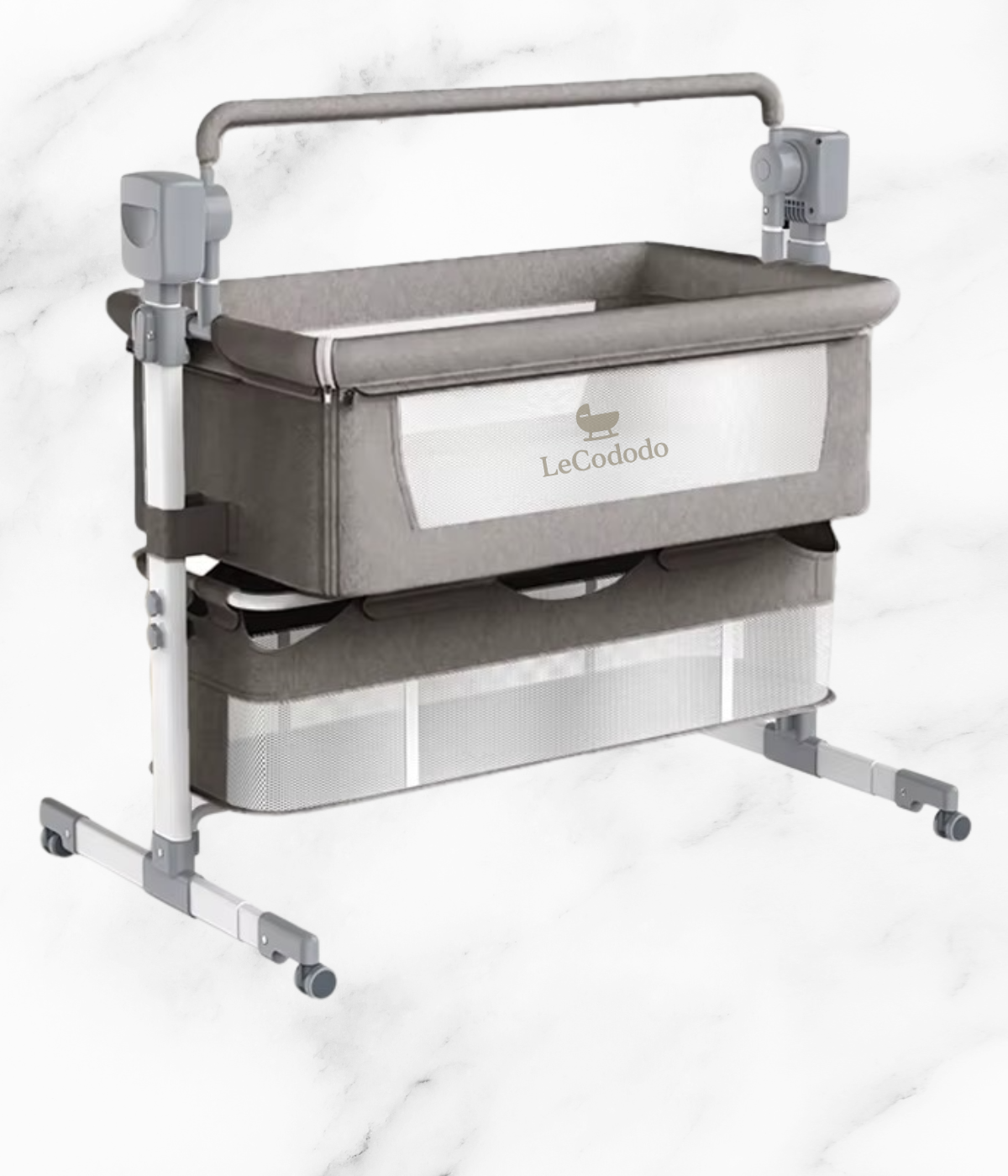 Berceau Cododo Électrique Premium – Hauteur Réglable & Bascule Automatique