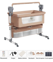Berceau Cododo Électrique Premium – Hauteur Réglable & Bascule Automatique