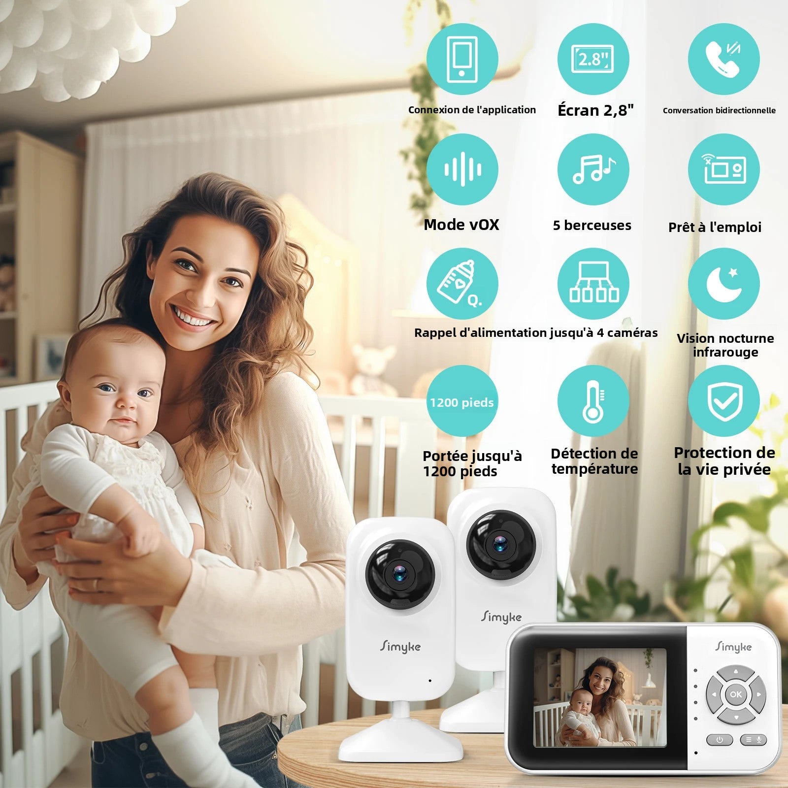 KodoCam™ — Babyphone Vidéo