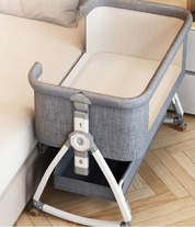 LeCododo B-Confort Premium — Berceau Cododo à Roulettes, Bascule & Rangement (Hauteur Réglable)