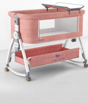 LeCododo B-Confort Premium — Berceau Cododo à Roulettes, Bascule & Rangement (Hauteur Réglable)